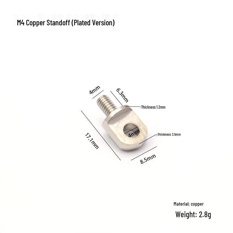 

M4 Outdoor Copper Lighting Connector Screws (20-Pack)