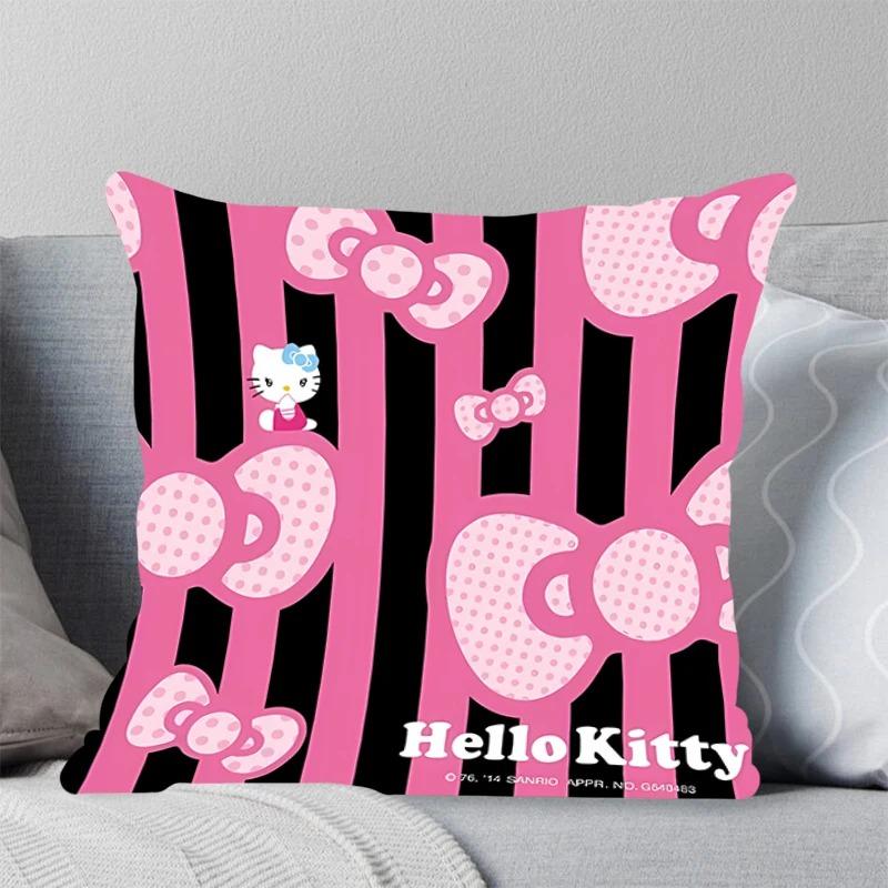 Sell Well New Square Pillow Bedroom Pillow Cover Sofa Living Room Office Leisure Cushion Hello Kitty Pillowcase Home Decor 45x45