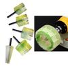 5 Sizes 1pc Agate Jade Ring Fixed Rod Polishing Tools Grinding Conical Sleeve Fixing Processing Tool Silicone Mandrel Holder