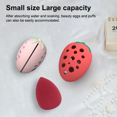 Make-up Schwamm Etui Beauty Blender Halter Puderquasten Etui Make-up Zubehör Kosmetikhalter Leere Kosmetik Bunte Puderquasten Box