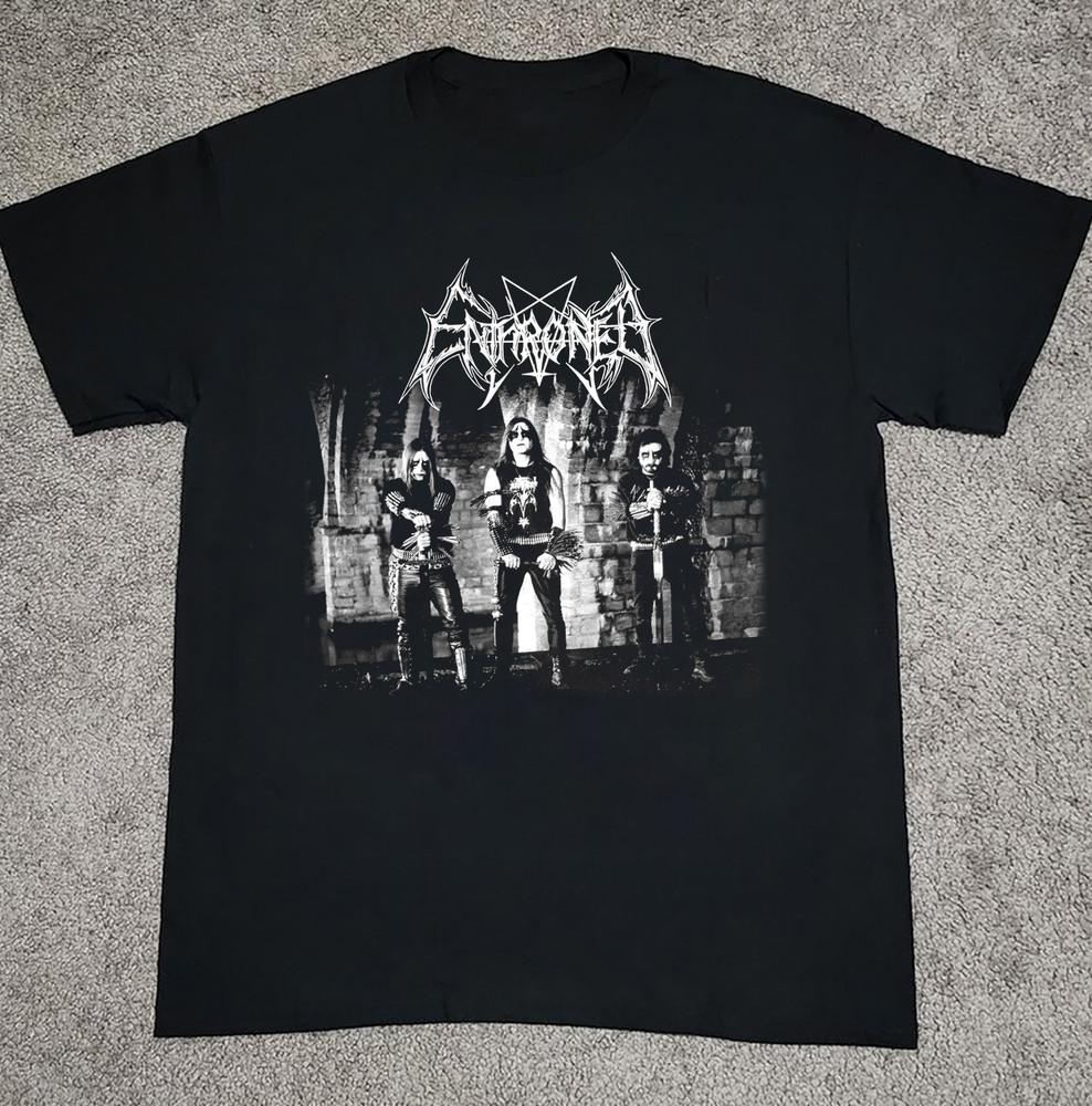Enthroned - Promo 94 Collection Short Sleeve Black All Size T-Shirt AC3062 Unisex T-Shirt