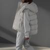 Women's Casual Fashion Outerwear Solid Color Sleeveless Hooded Cotton Vest Vest