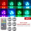 LED Car Interior Ambient Light Decoration Wireless Adhesive Bicycle Tail Light Auto Roof Atmosphere Lamp Diamond Diving Light
