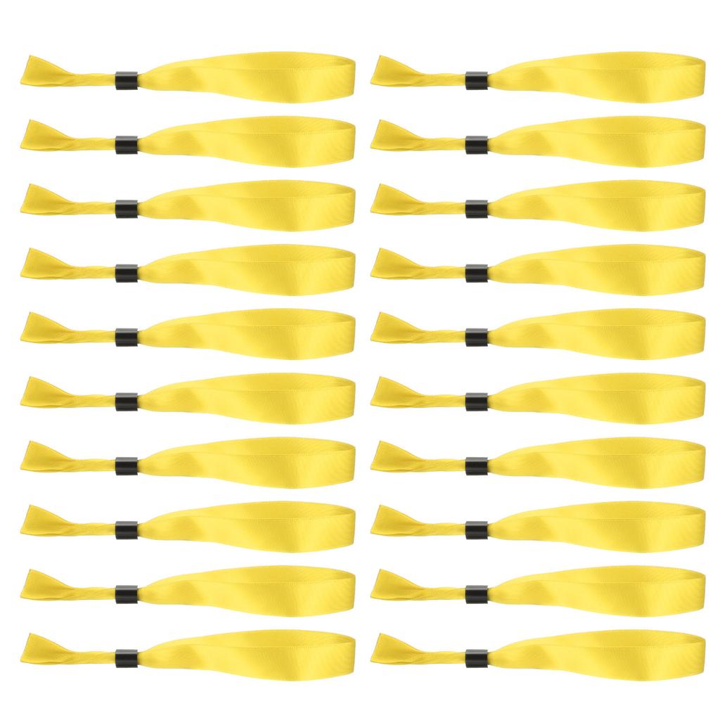 20pcs Wrist Bands Cloth Event Wristbands VIP Wrist for Events Disposable Wristbands Events Colored Wrist Bands Concert Party