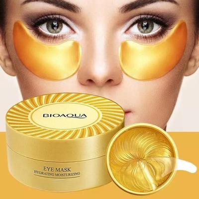 60pcs/Box Gold Collagen Women Sleep Crystal Eye Care Dark Circles Sea Algae Extract Moisturizing Eye Patches