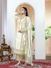 Women Designer Party Wear Salwar Kameez Indian Bollywood Heavy Chinon Silk Salwar Suit Dress