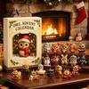 Decorative PVC Miniatures 2026 Owl/Dog Advent Calendar, 24 Days Christmas Countdown with Mini Animal Theme Surprise Figurine Ornaments, Collectible