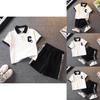 Stylish Summer Boys Short Sleeve Set Comfy Lightweight Cotton Polo Shirt 3 To 8 Years