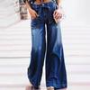 Ladies' Casual Jeans Trend Casual Fashion Straight Leg Loose Jeans