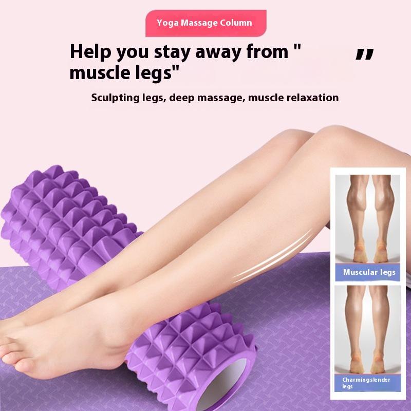 30 cm Yogaspalte Rückenrolle Fitness Muskelentspannung Schaumstoffrolle Heim-Fitnessstudio Massagestab Yogarad Übungen Pilates Ausrüstung