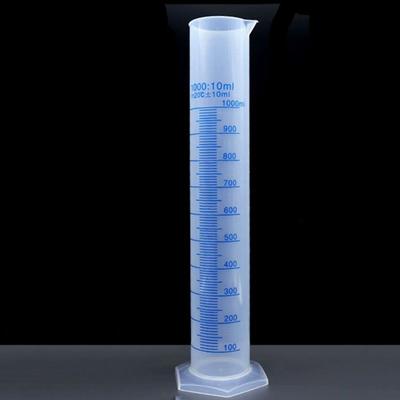 Cilindru de măsurare clar de 1000 ml Știință Cilindru de măsurare pentru acasă și școală