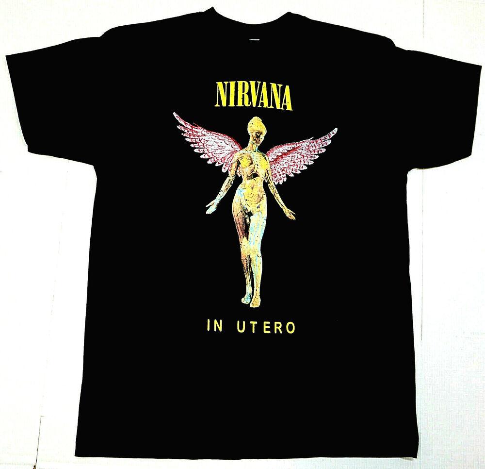 

Футболка унисекс Nirvana Grunge Rock Kurt Cobain In Utero Tee