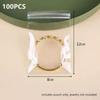 Thick Transparent Pvc Seal Bag 50/100 Units Transparent Pvc Bags With Closure For Jewelry Storage Bags