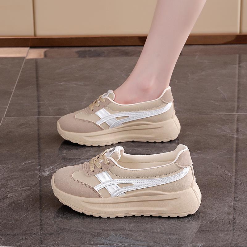 Forrest Gump Shoes Platform Sneakers Women's 2025 Spring and Autumn New Fashion Little White Shoes Versatile Shoes Female Student RL-K01