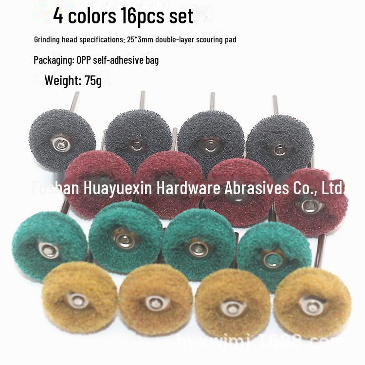 

Набір із 40 предметів, двошарові шліфувальні головки для чищення та ручки з нейлонового волокна