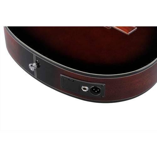 Ibanez GA30TCE-DVS Thin-Bodied Electric Guitar with a Body Thickness of Approximately 70mm (Dark Violin Sunburst)