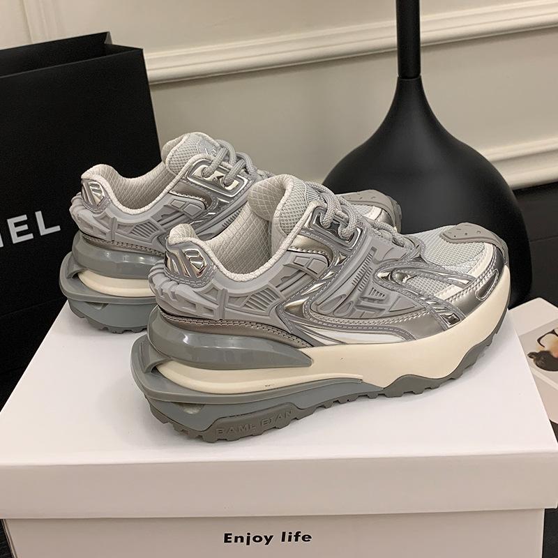 Neue Dad Shoes Chamäleon Serie Dad Shoes Sommer Atmungsaktive und Bequeme Mesh-Sneaker Mecha Schuhe
