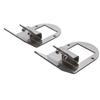 2pcs Watermelon Light Under Glow Frame Bracket Polished Stainless Steel Watermelon Light Clamp Mount Universal for