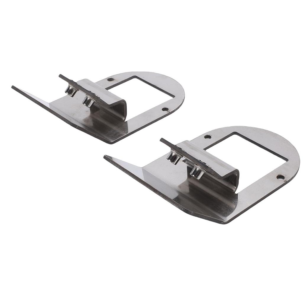 2pcs Watermelon Light Under Glow Frame Bracket Polished Stainless Steel Watermelon Light Clamp Mount Universal for