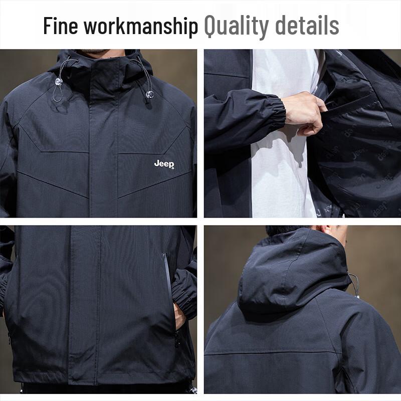 Jeep Men's Outdoor Sport Windbreaker Jacket