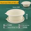 Compostable Round Disposable Food Container with Lid