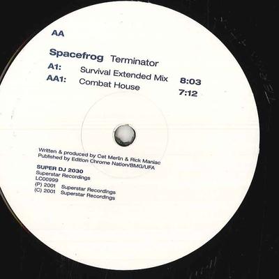 12inch Record SPACE FROG - Terminator SUPERDJ2030 Superstar Recor 2001 Germany Dance & Electronica Used