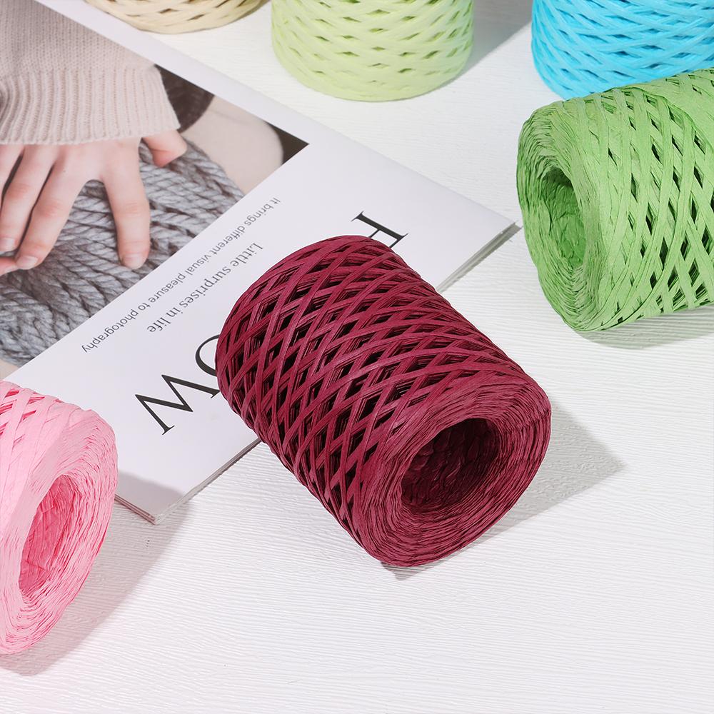 200m Used For Weaving Hats Paper Rope Decorative Rope Manual Braided Rope Packaging Tape