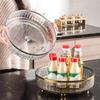 Space Saving Rotatable Shelf for Organizing Cosmetic Storage Box Fruit Spice Container Convenient Tables Shelves Rack