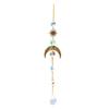 Pegador de Sol de Cristais Coloridos, Pegador de Sol Pendurado com Corrente, Ornamento de Sino de Vento com Bolas de Cristal para Janela Casa Jardim Dia de Natal Festa Casamento