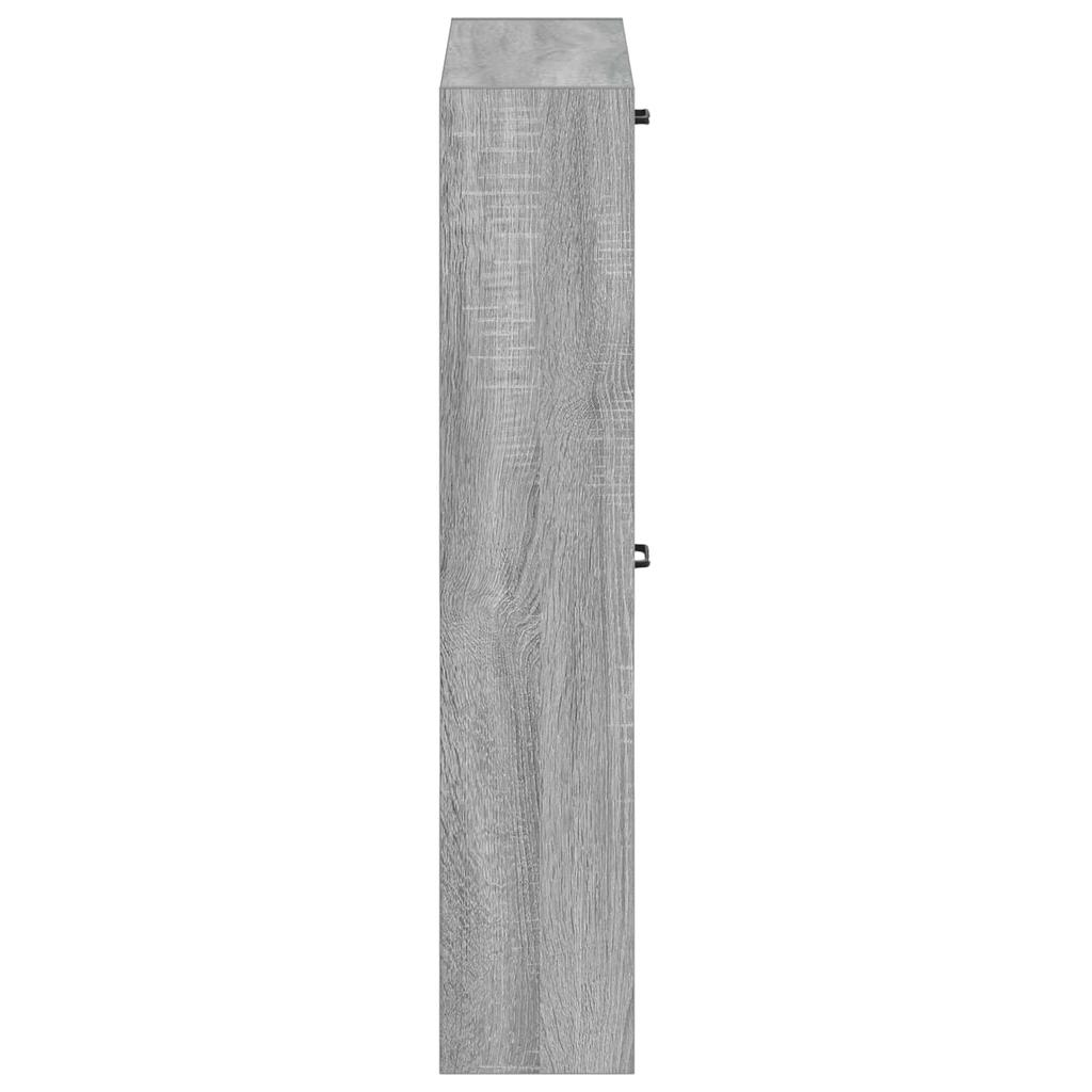 Wall Mounted Shoe Cabinet HOORN 71 x 17 x 86 cm Engineered Wood