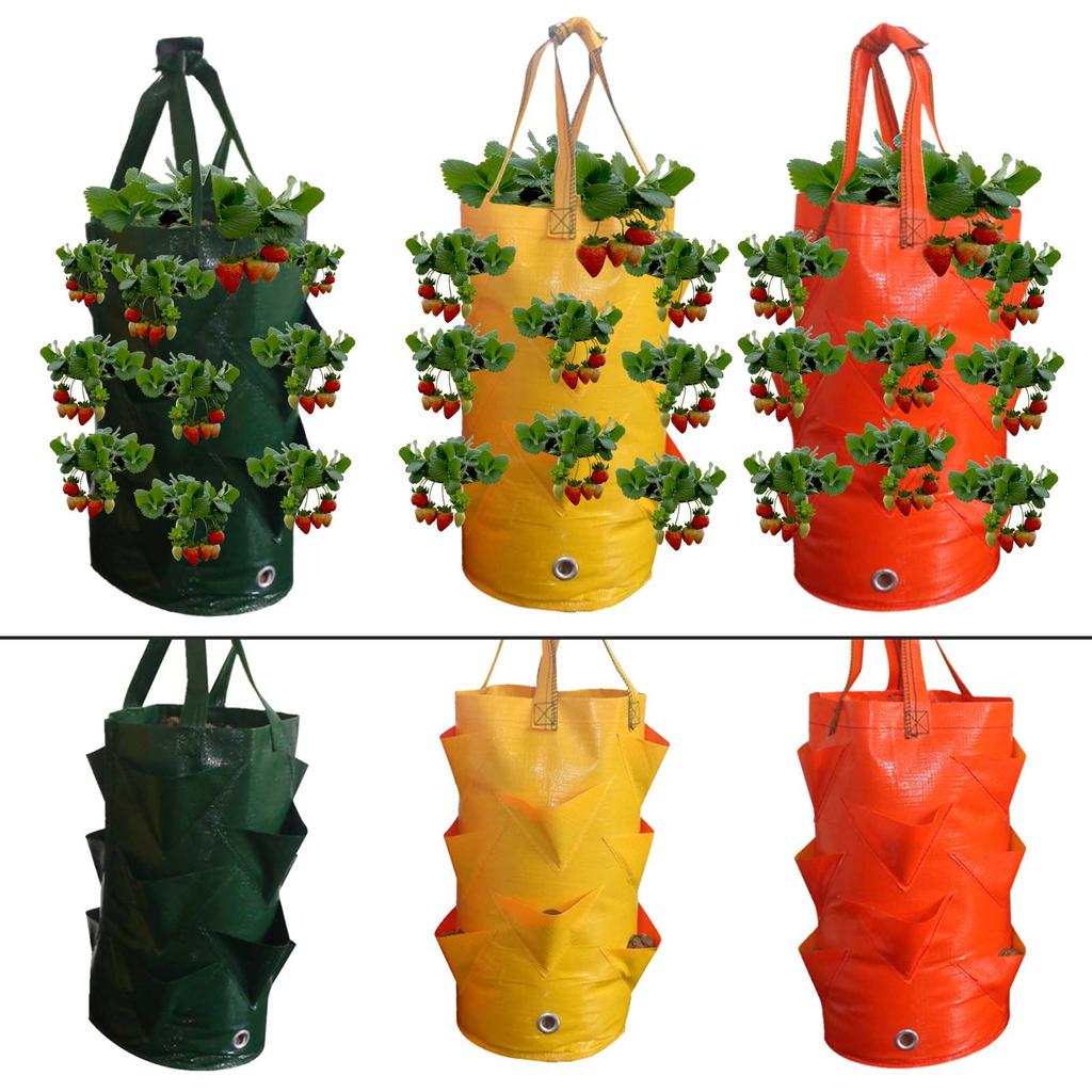 Wisząca Torba na Truskawki Wisząca Roślina Kwiatowa Wiszący Kosz do Sadzenia Torba do Sadzenia