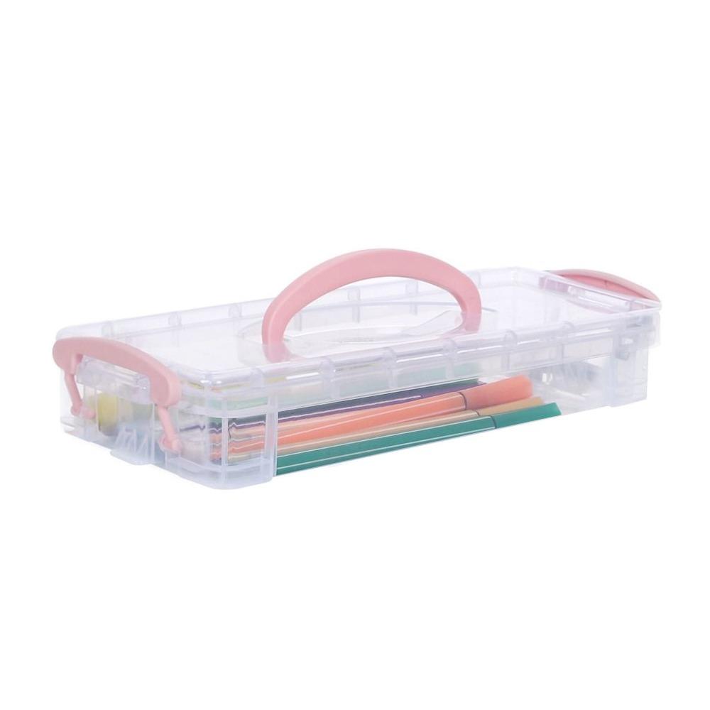 Multi Layer Portable Pencil Case Detachable Marker Pen Box Watercolor Pen Case  Business Card