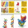 Plus Size Educational Stacking Chair Toy for Kids - Interactive Parent-Child Fun Stool