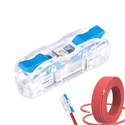 Lever Wire Connectors 1 To 1 Inline Assemblable Wire Connector Electrical Connectors Wire Terminals Fast Connection