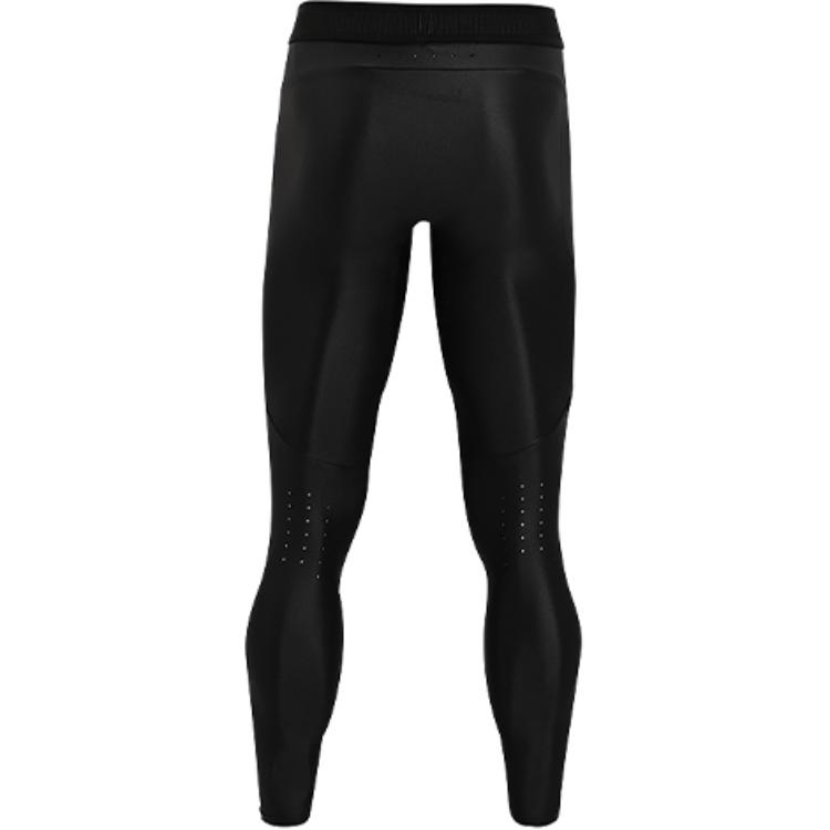 UA Iso-Chill Perforierter Logo-Print Trainingsleggings Herren Leggings Schwarz 1361583-001