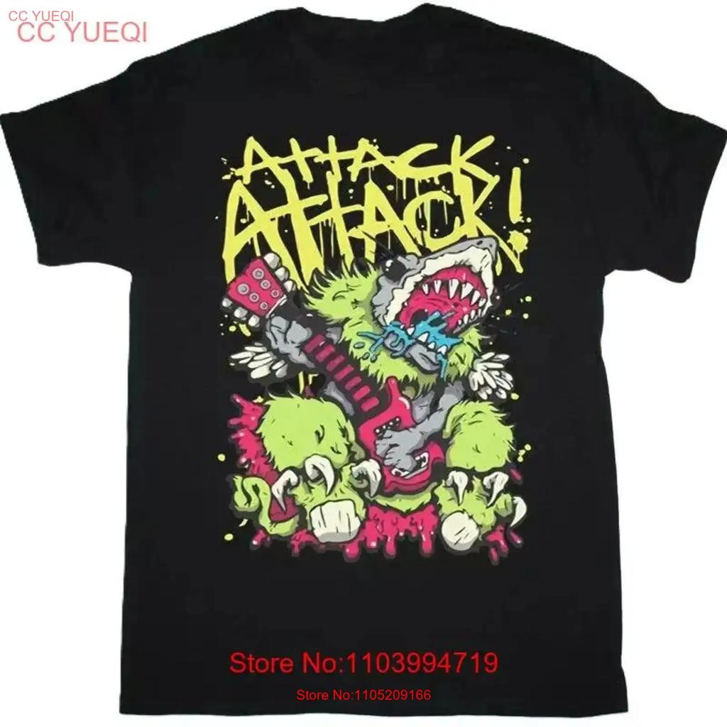 Attack Metalcore Band Lustig Für Fans Alle Größen T-Shirt Vintage Gewaschenes Oberteil Für Den Alltag Weich Mann Bequem Atmungsaktiv