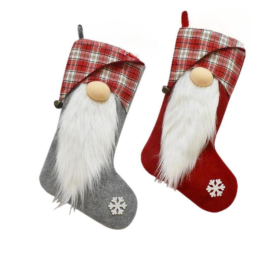 Christmas Decorations Faceless Doll Christmas Socks Festive Decorations With Unique Faceless Doll Design