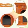 1:12 Dollhouse Furniture Fireplace Photo Prop Ornament Wooden Handcraft Decorative