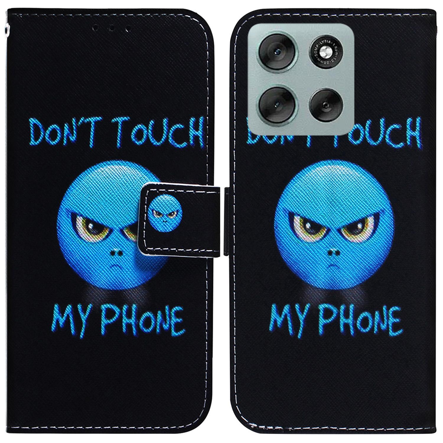 

Для Motorola Moto G56 5G Чехол-кошелек Кожаный чехол для телефона с принтом H