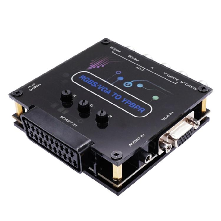 RGBS VGA SCART to YPBPR Component Converter SCART VGA Composite Port for MD/for