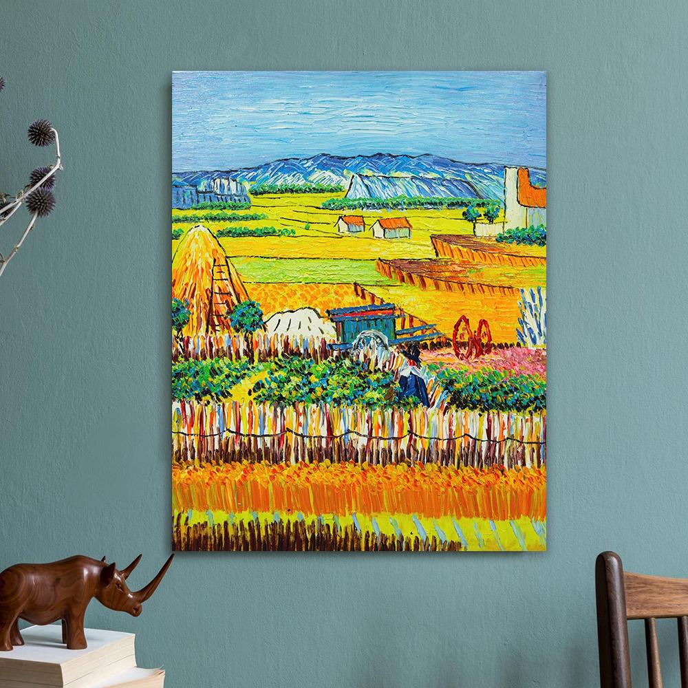 Van Gogh Starry Night Poster Van Gogh Starry Night Over the Rhone Print Van Gogh Sunflowers Reproduction Canvas Painting Decor
