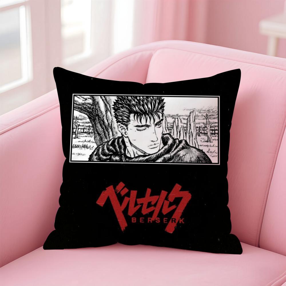 Cool B-BerserkS Cushion Cover Home & Car Multi-Scene Pillow Cover - Reversible, Soft & Durable for Daily Use