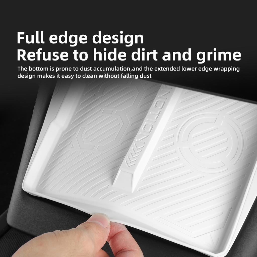 For Tesla Model 3 Wireless Charging Pad model3 Highland 2025 2025 Silicone Dust-Proof Charger Mat Car Interior Accessories