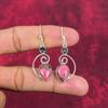 Rhodonite, Mystic Topaz Earrings Gemstone Jewelry, 925 Solid Sterling Silver Handmade Earrings, Latest Design Jewelry
