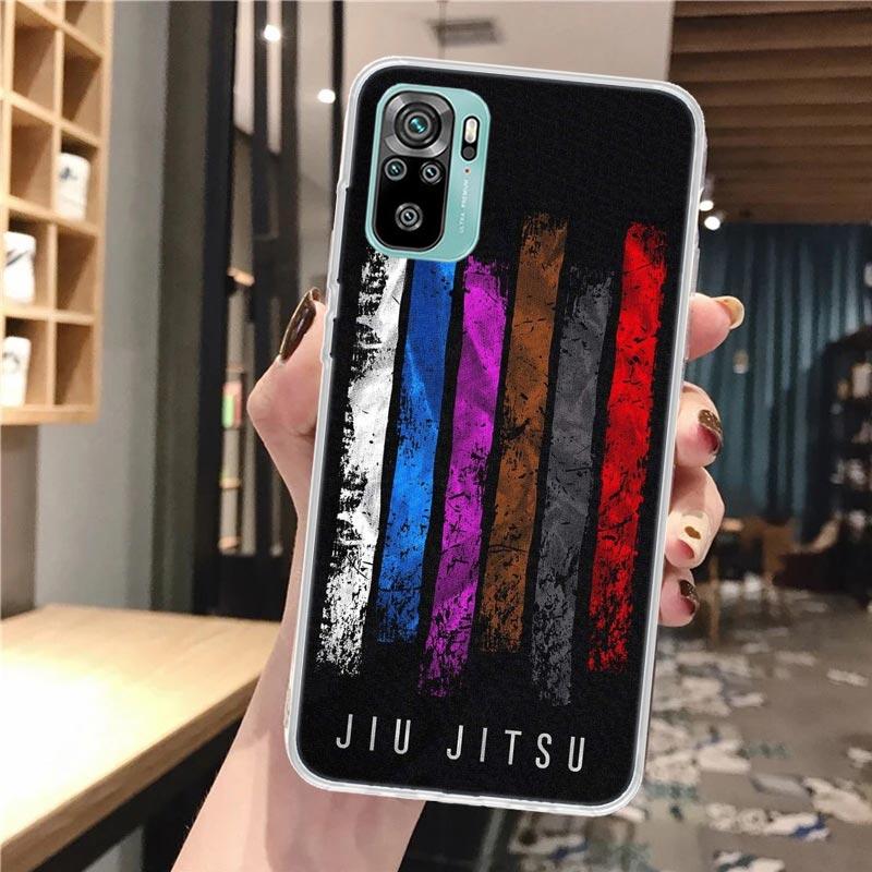 Judo Jiu Jitsu BJJ Brazilian Soft Phone Case For Xiaomi Redmi Note 14 14S 13 12S 12 11S 11 11E Pro Plus 11T 10S 10 9S 5G Pattern