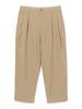 Beams Men's Dungaree 2-Pleat Slacks, Beige, Size L, 11230808803