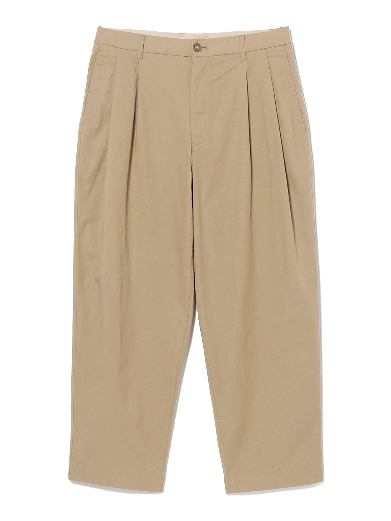 

Beams Men s Dungaree 2-Pleat Slacks, Beige, Size L, 11230808803