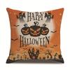 Halloween Linen Pillow Cover Printed Pillow Supply Cushion Cover