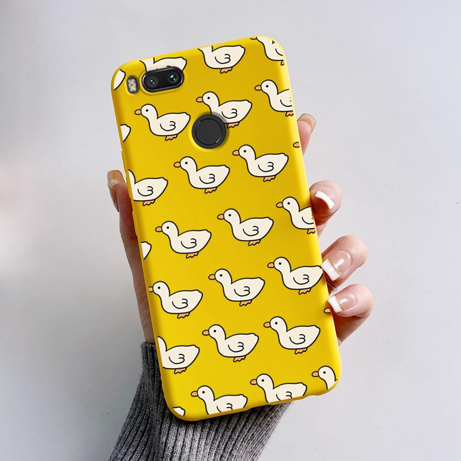 For Xiaomi Mi A1 Case Xiaomi Mi 5x Cute Bear Cartoon Frog Soft Silicone TPU Phone Back Cover Bumper For Xiaomi MiA1 Mi5X Fundas