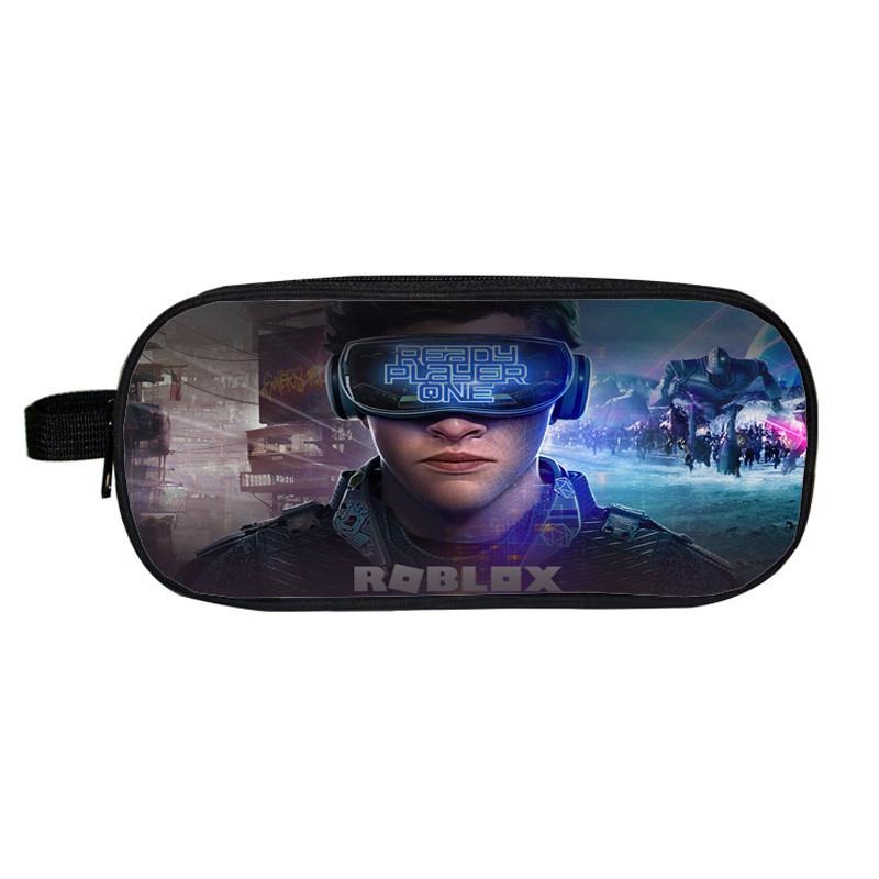 Roblox Cartoon Pencil Case For Boys And Girls With Durable Material**